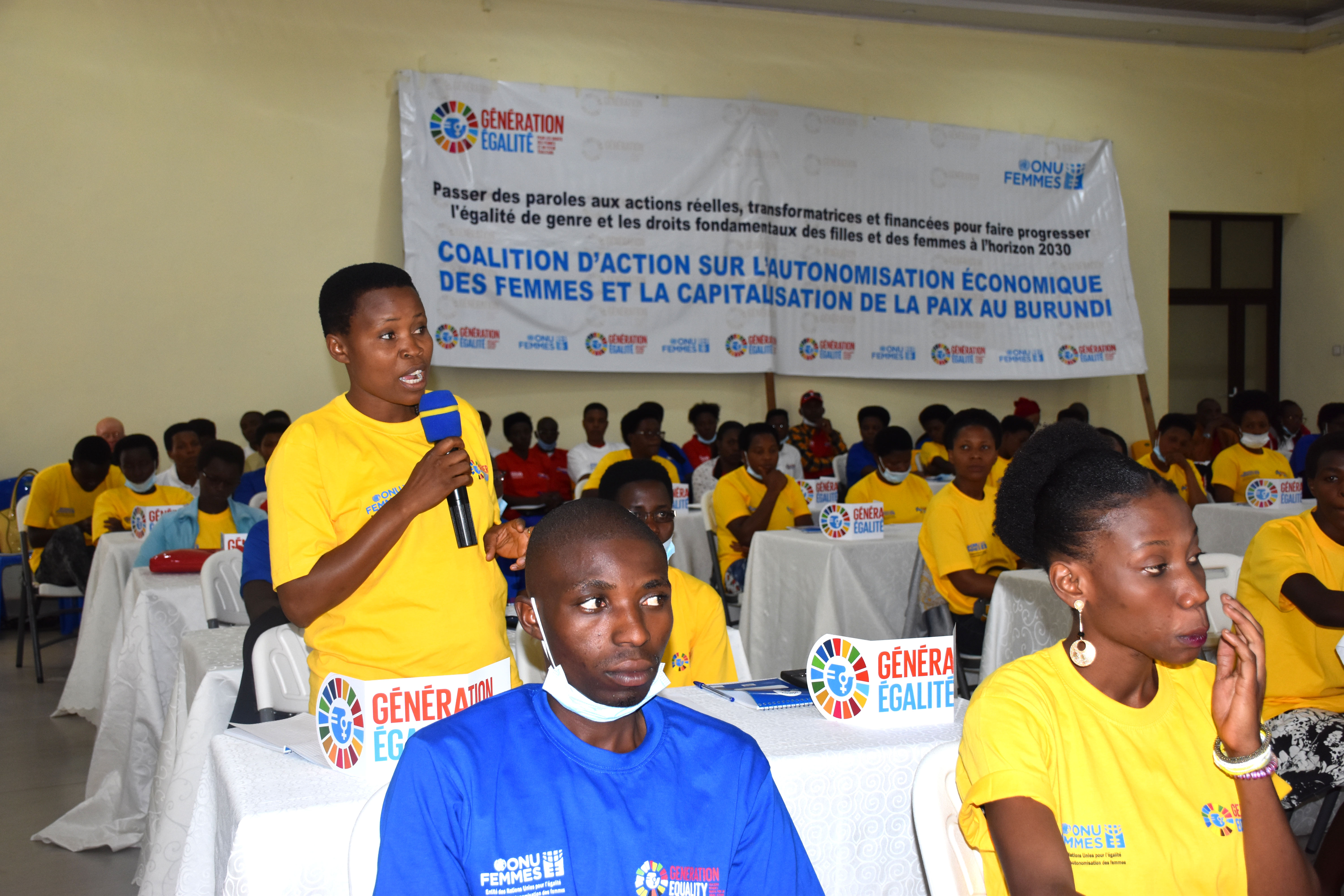 Génération Egalité : plus de 80 jeunes filles et garçons formés et sensibilisés pour faire progresser l’autonomisation économique des femmes et des filles au Burundi