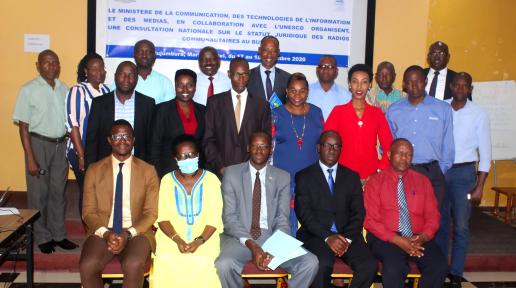 Vue des participants a la consultation nationale sur le statut legal des radios communaitaires au Burundi